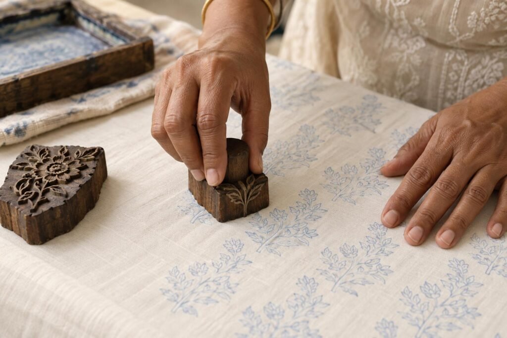Chikankari fashion — AI-generated demo image