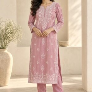 Chikankari fashion — AI-generated demo image